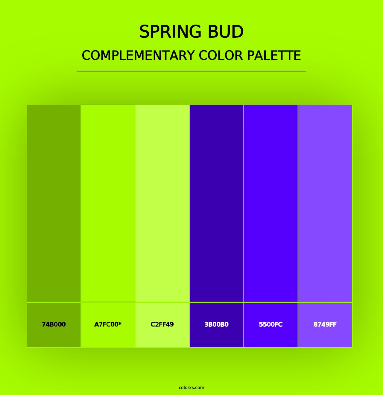 Spring Bud - Complementary Color Palette