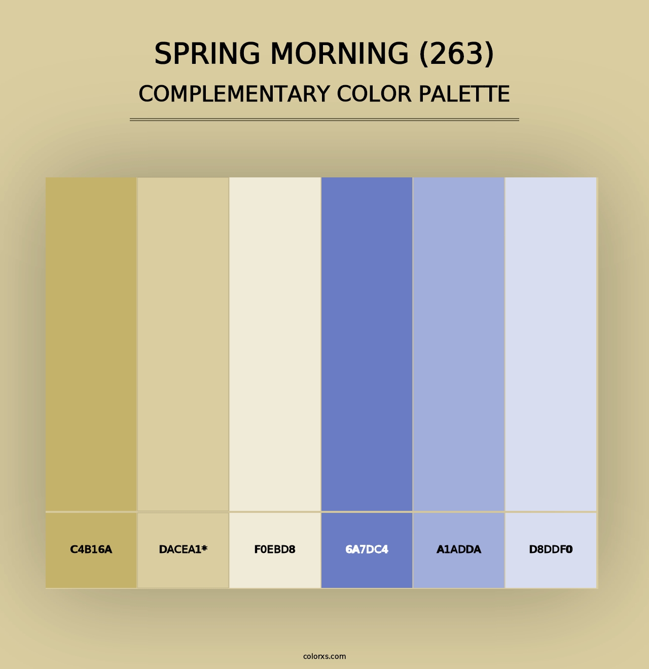 Spring Morning (263) - Complementary Color Palette