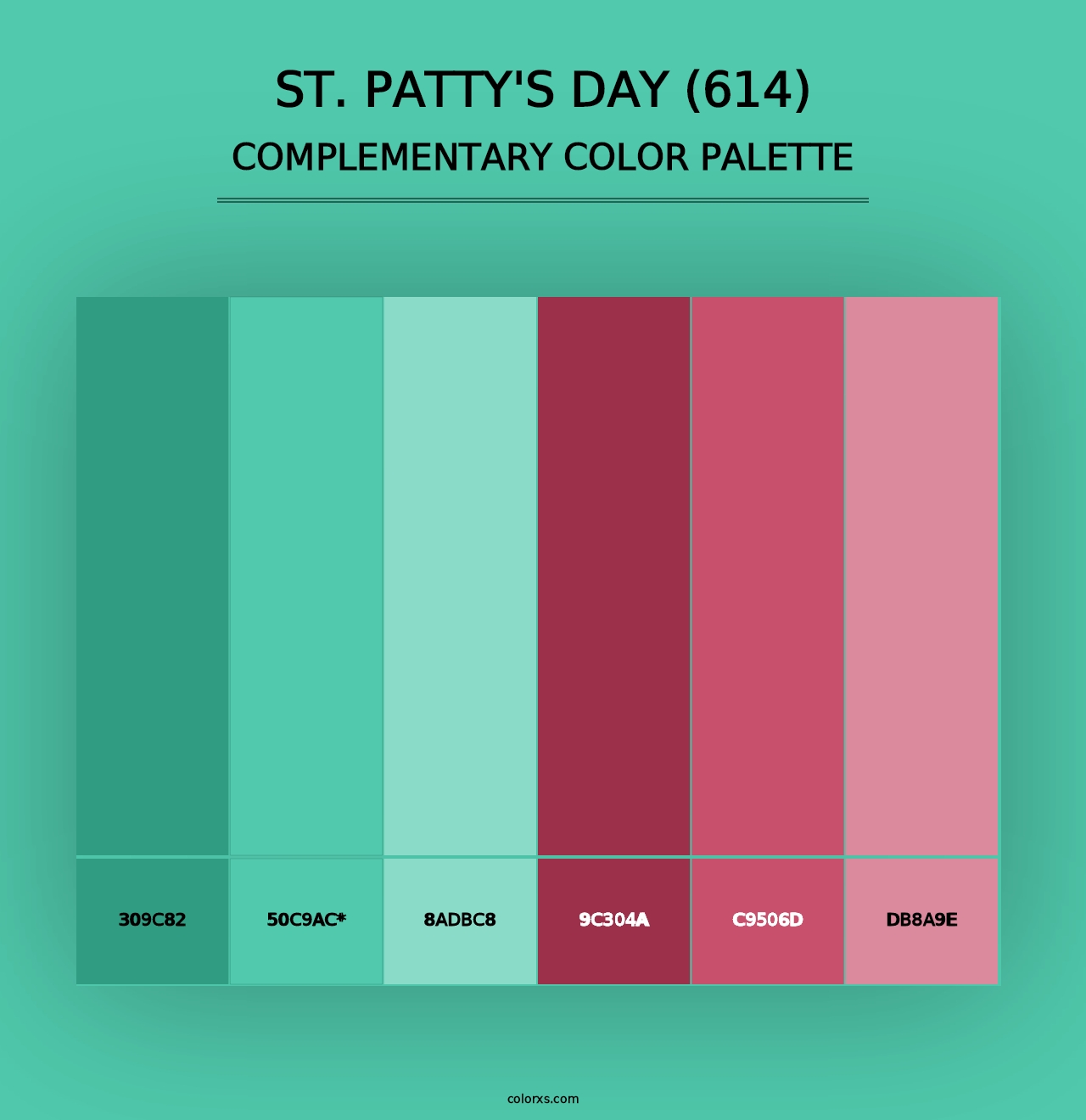 St. Patty's Day (614) - Complementary Color Palette