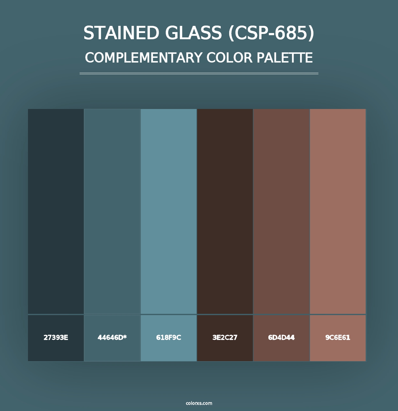 Stained Glass (CSP-685) - Complementary Color Palette