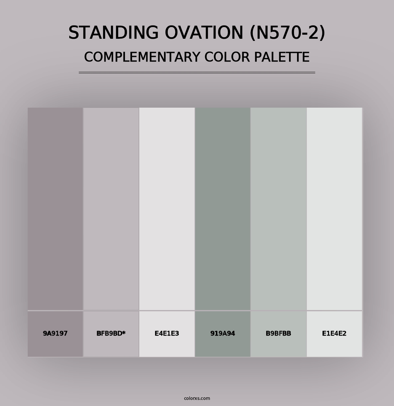 Standing Ovation (N570-2) - Complementary Color Palette