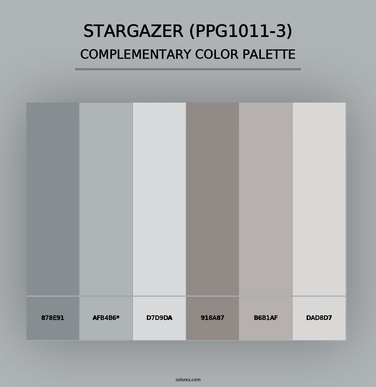 Stargazer (PPG1011-3) - Complementary Color Palette