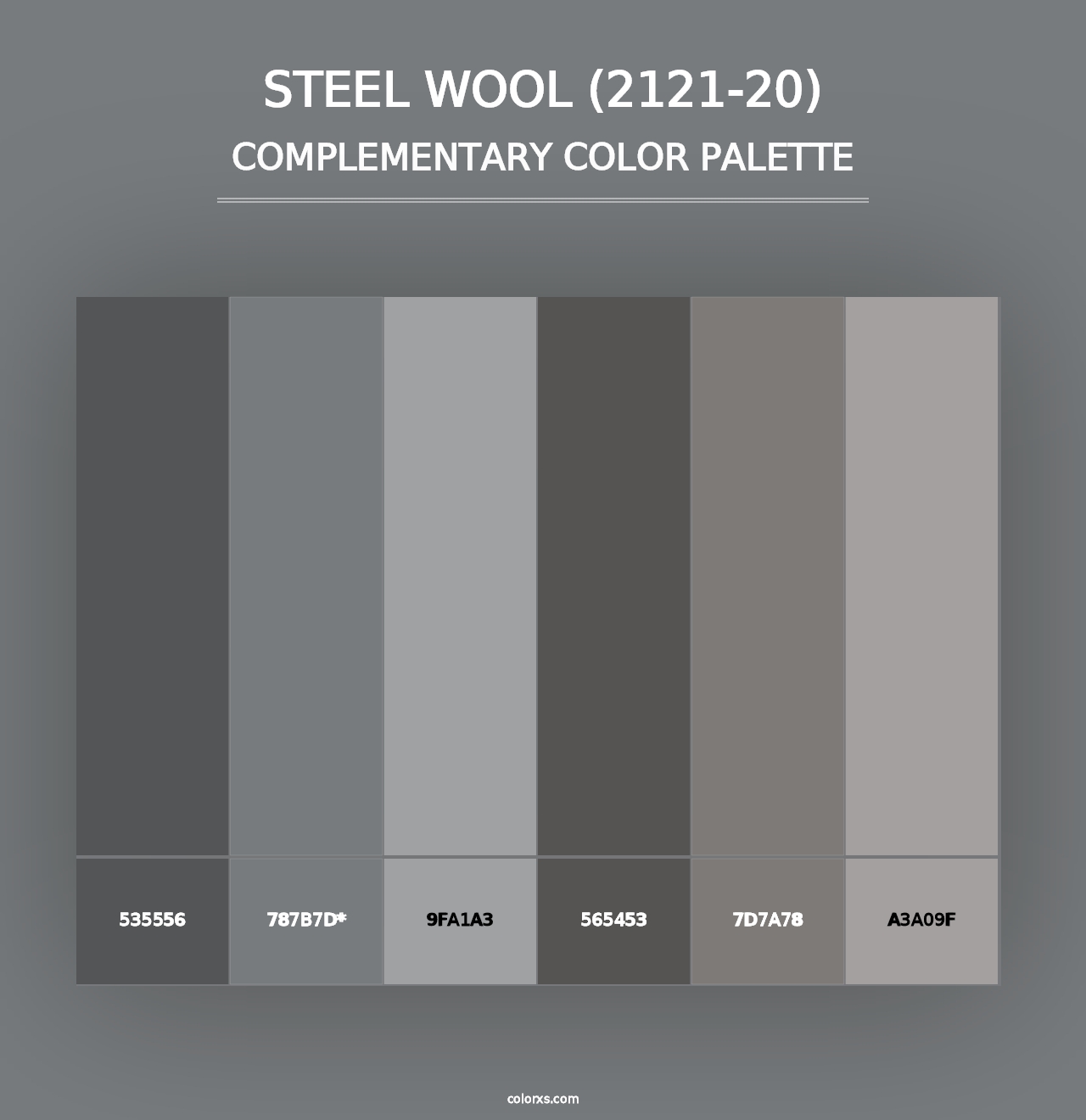 Steel Wool (2121-20) - Complementary Color Palette