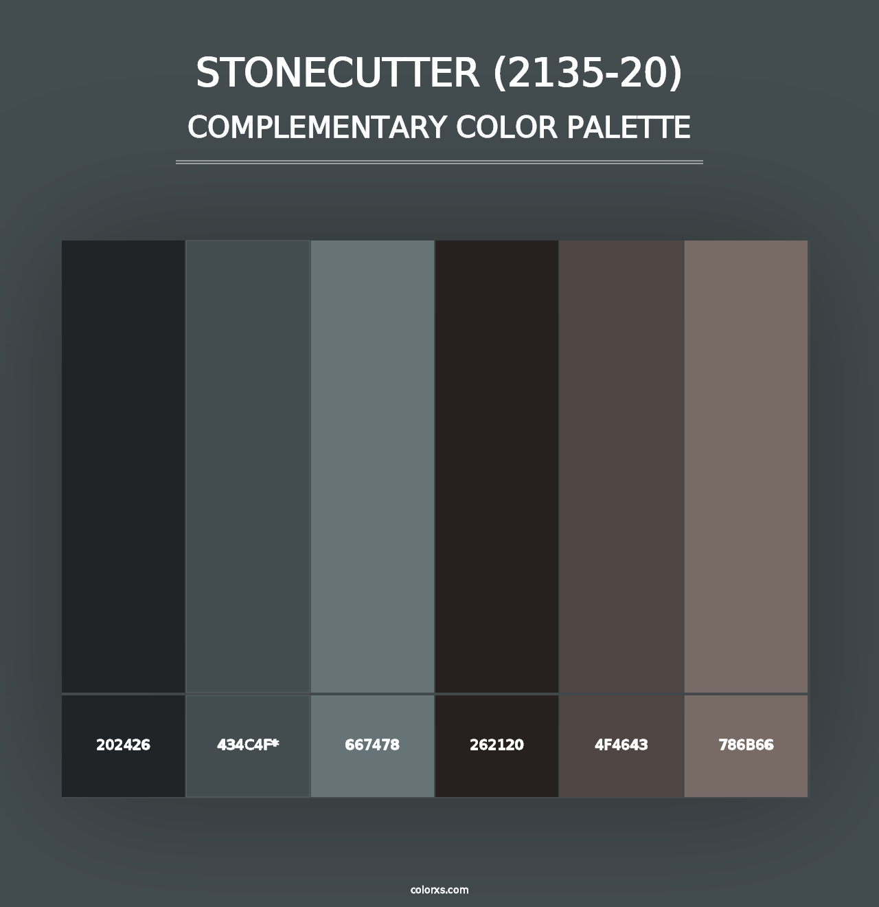 Stonecutter (2135-20) - Complementary Color Palette