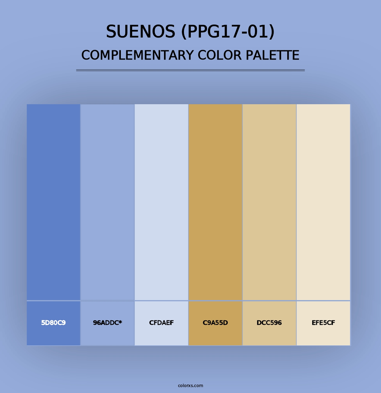 Suenos (PPG17-01) - Complementary Color Palette