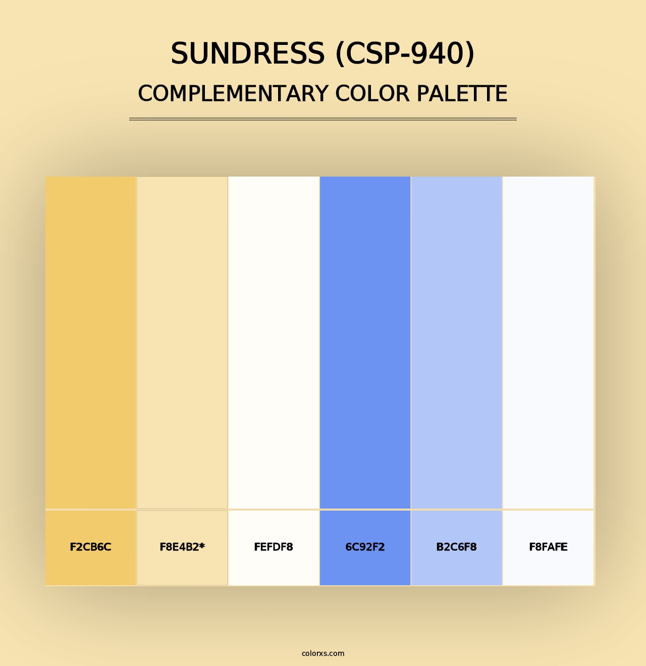 Sundress (CSP-940) - Complementary Color Palette