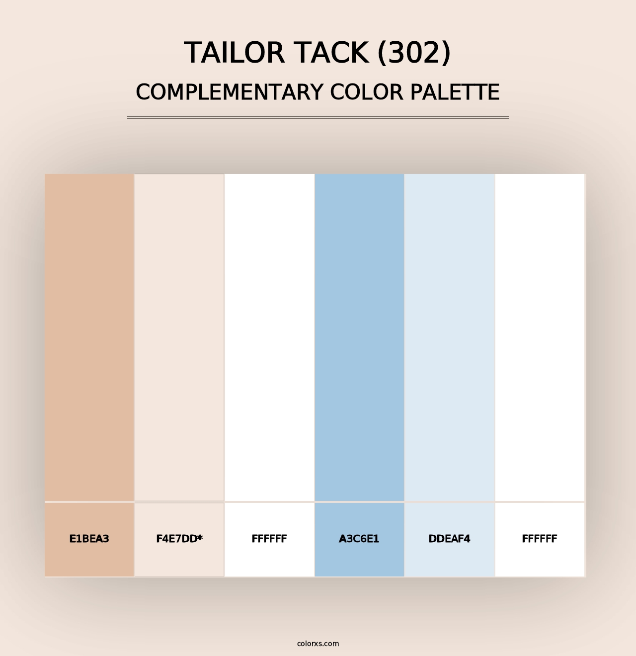 Tailor Tack (302) - Complementary Color Palette