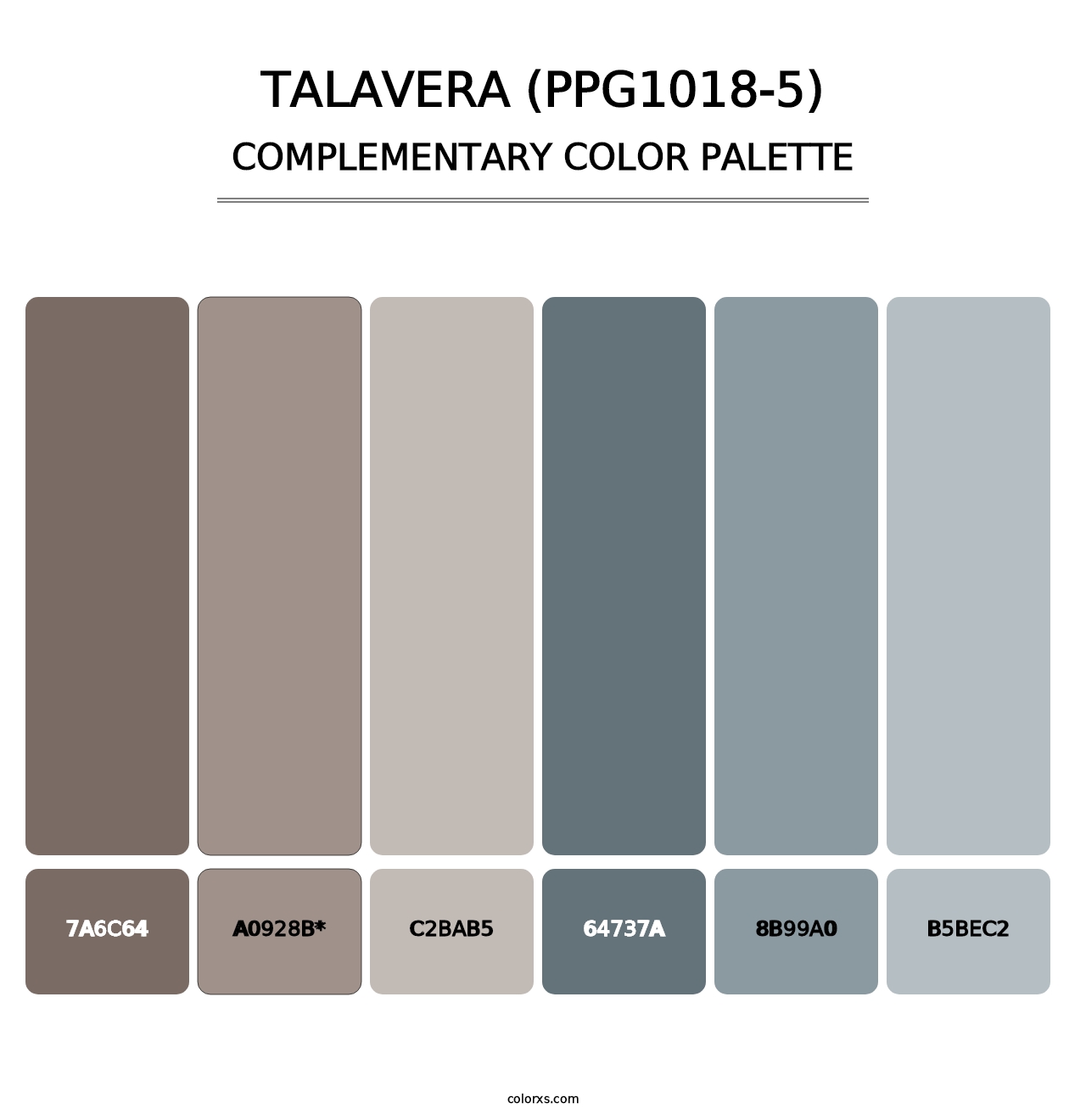 Talavera (PPG1018-5) - Complementary Color Palette