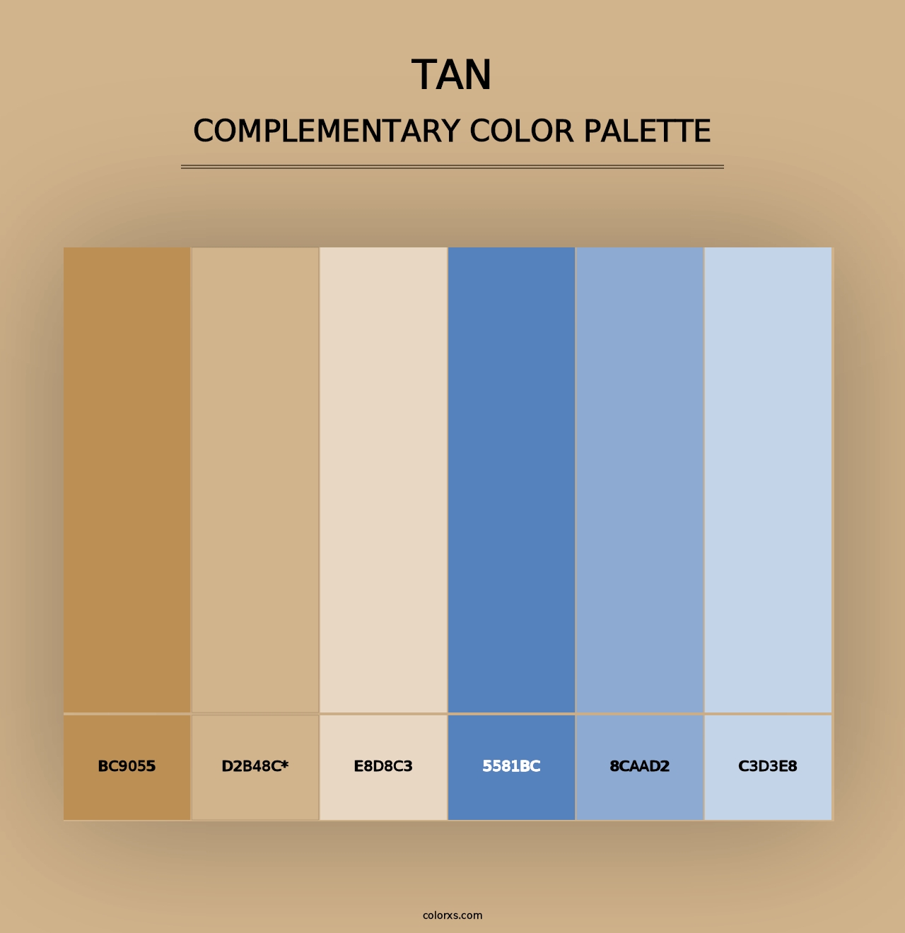 Tan - Complementary Color Palette