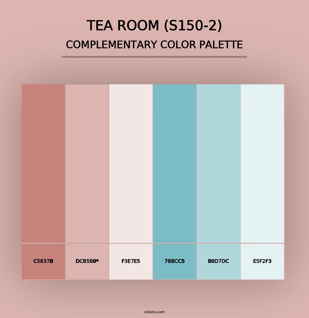 Tea Room (S150-2) - Complementary Color Palette