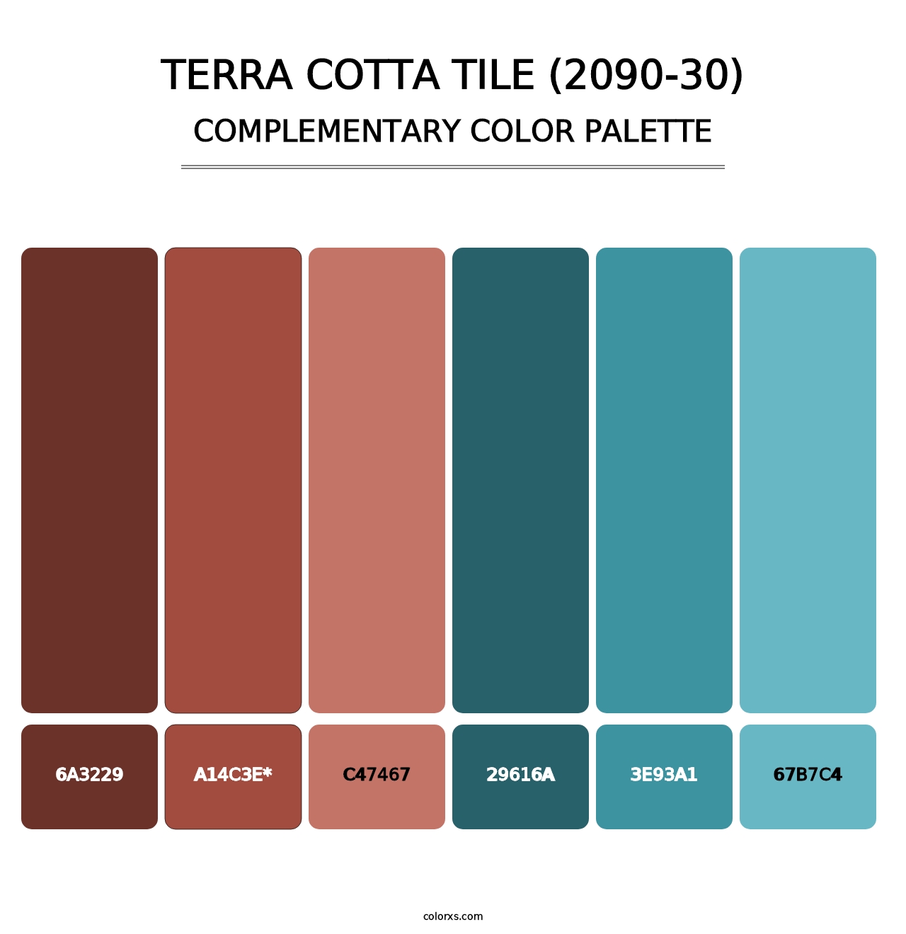 Terra Cotta Tile (2090-30) - Complementary Color Palette