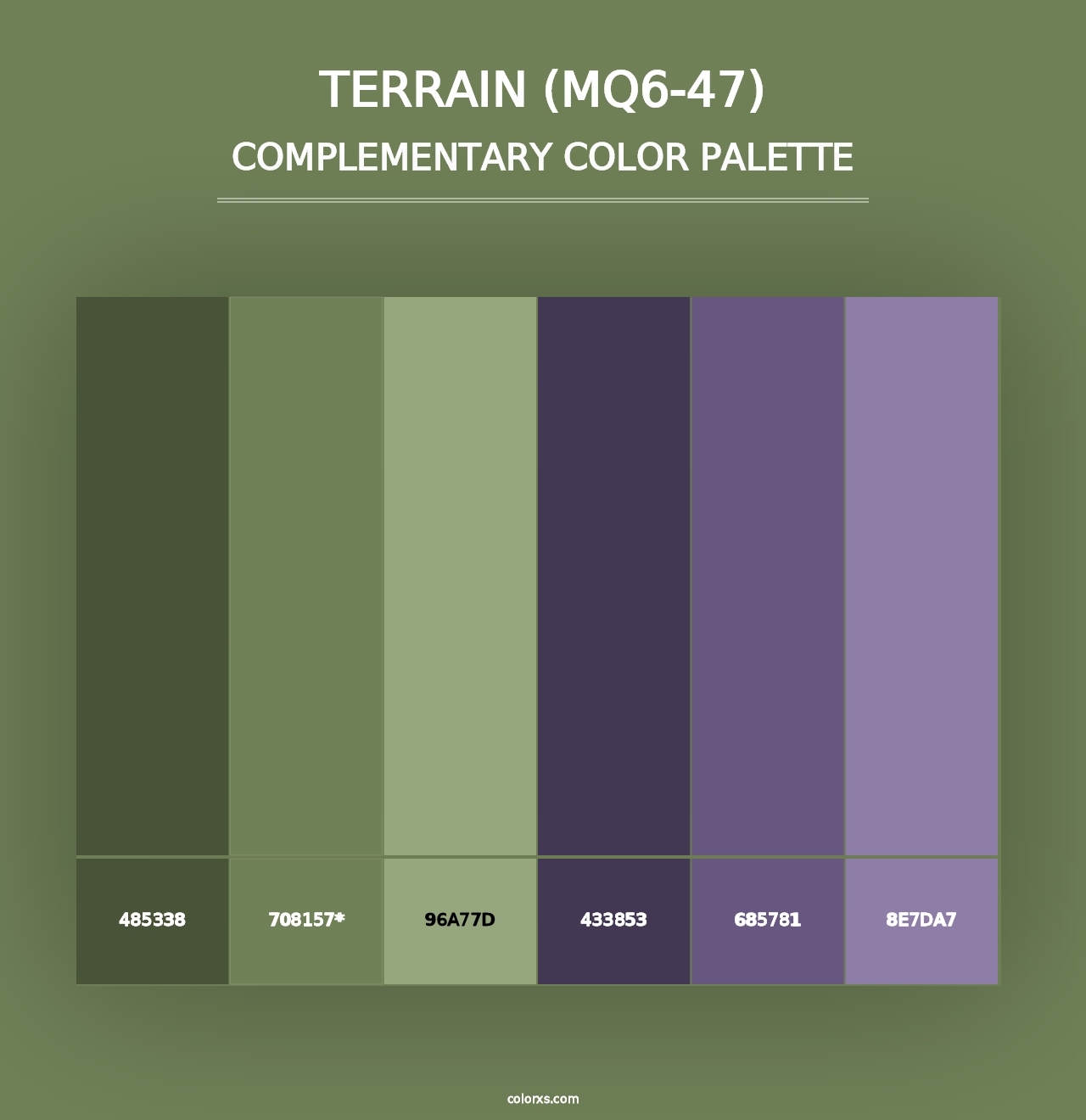 Terrain (MQ6-47) - Complementary Color Palette