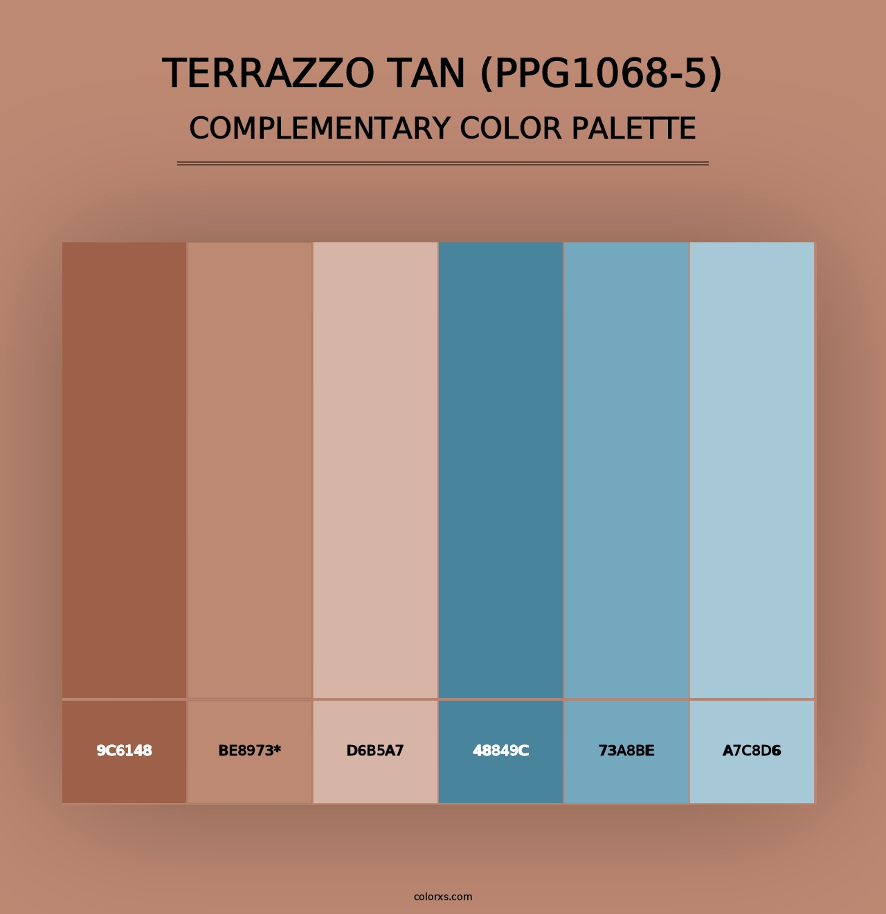 Terrazzo Tan (PPG1068-5) - Complementary Color Palette