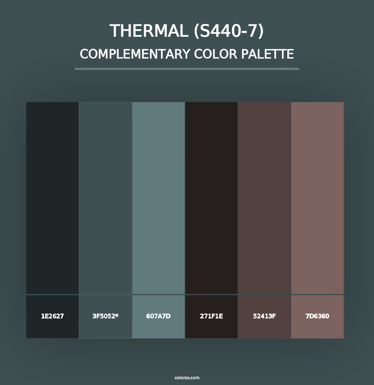 Thermal (S440-7) - Complementary Color Palette