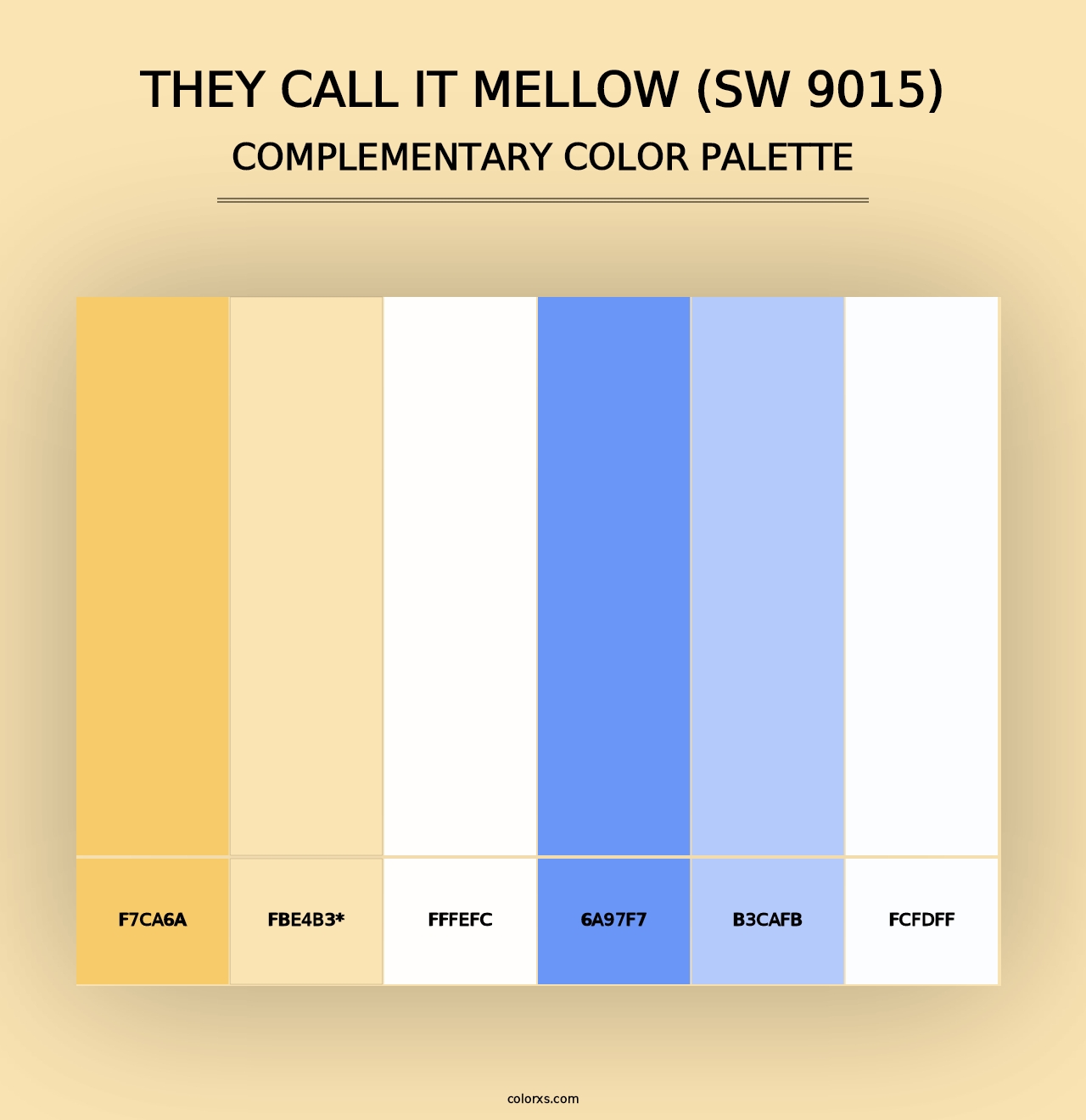 They call it Mellow (SW 9015) - Complementary Color Palette