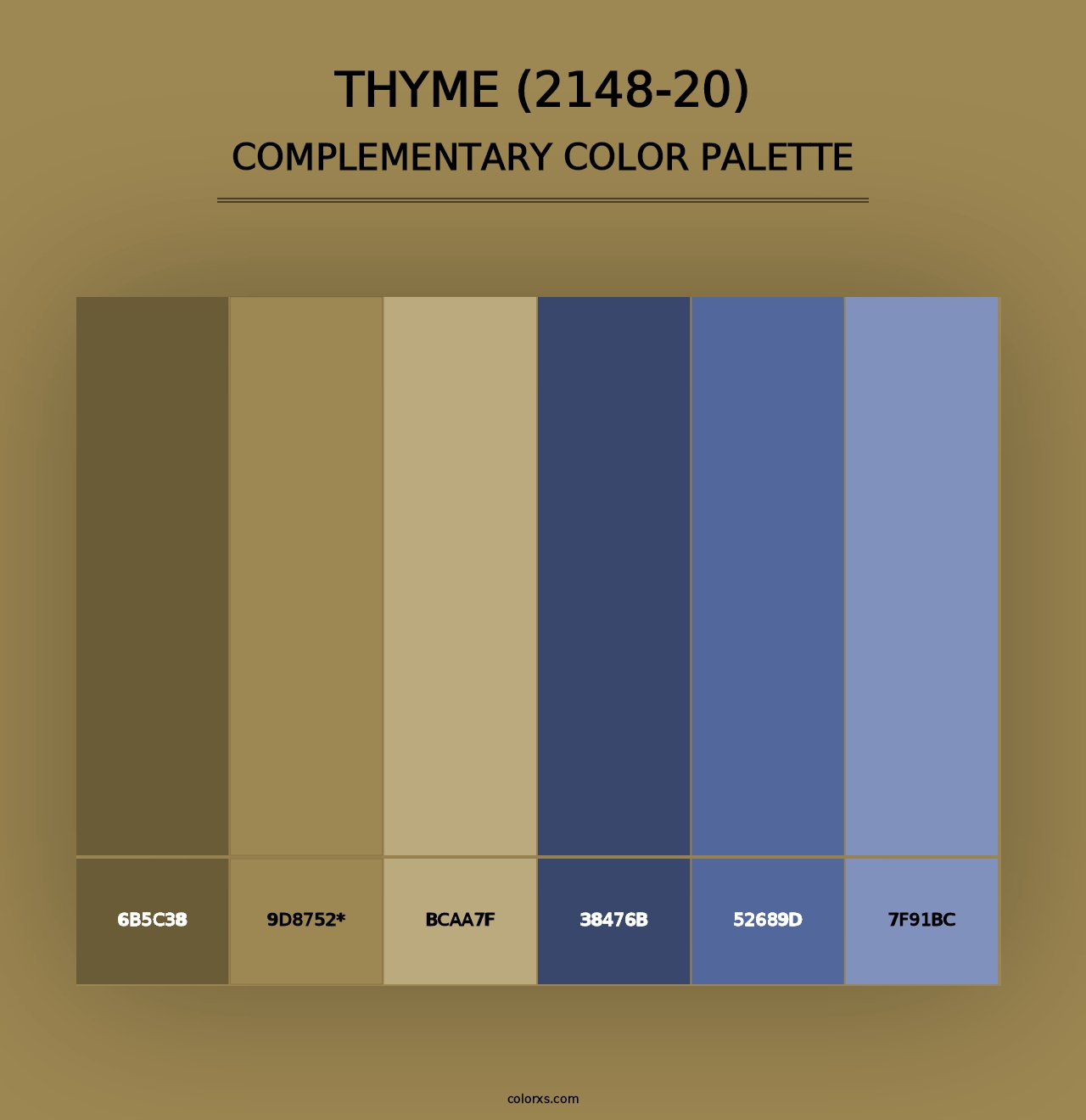 Thyme (2148-20) - Complementary Color Palette