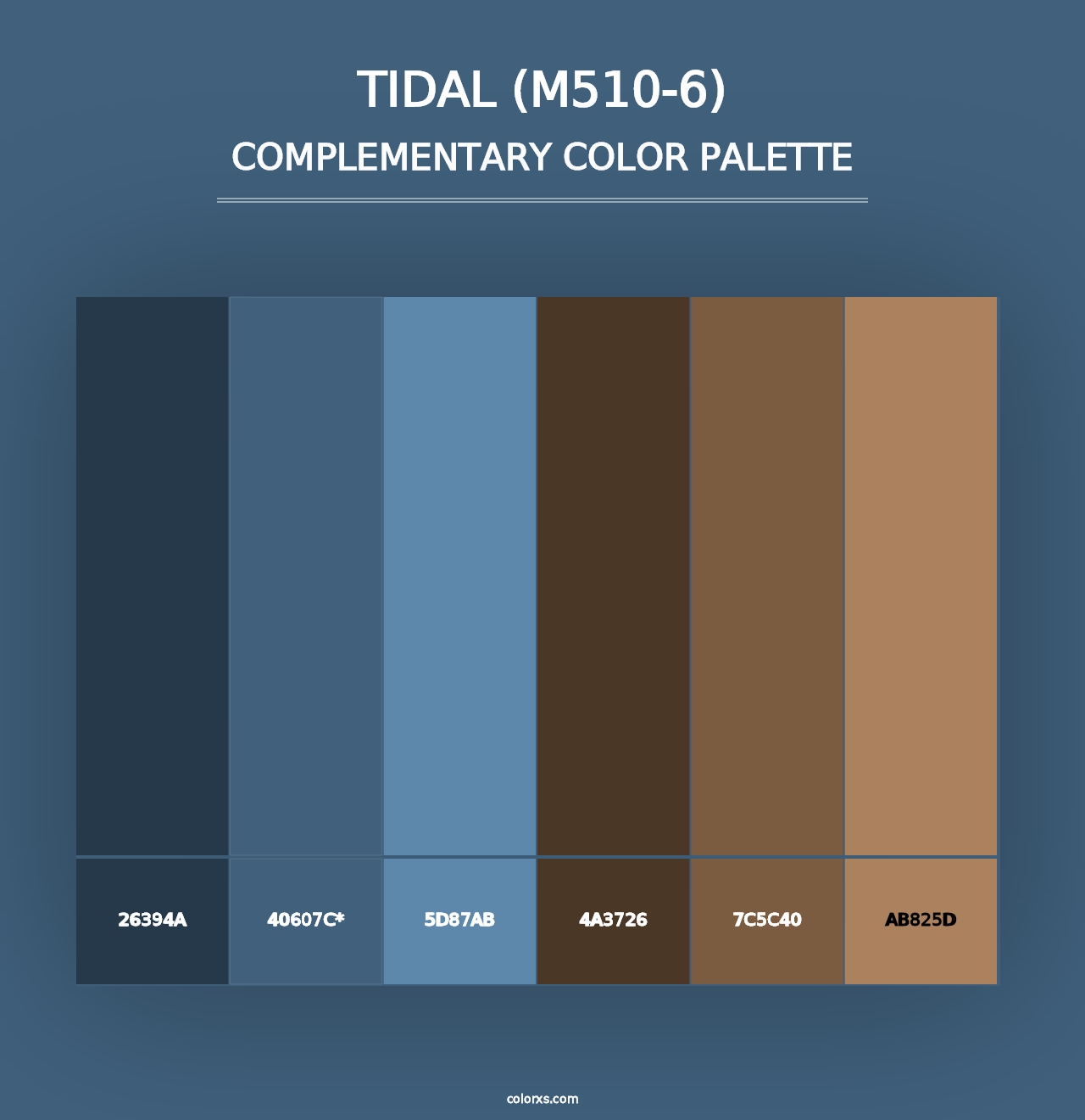 Tidal (M510-6) - Complementary Color Palette