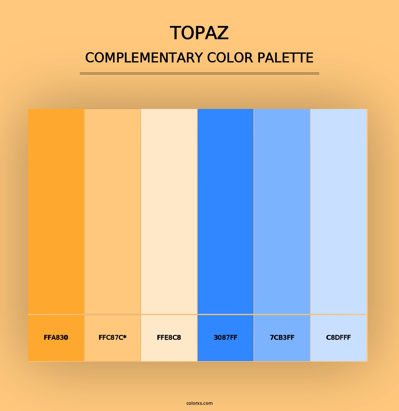 Topaz - Complementary Color Palette