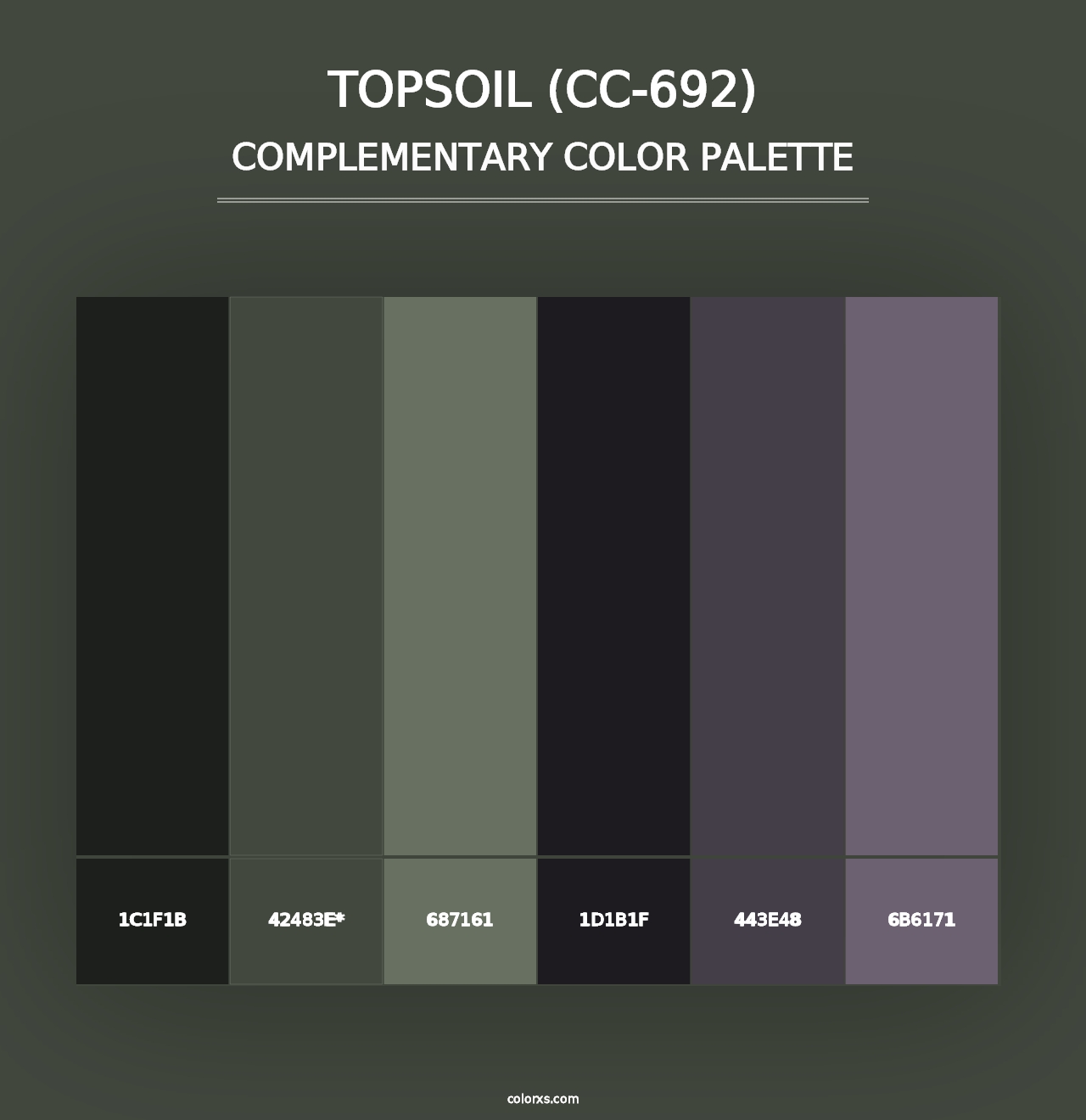 Topsoil (CC-692) - Complementary Color Palette