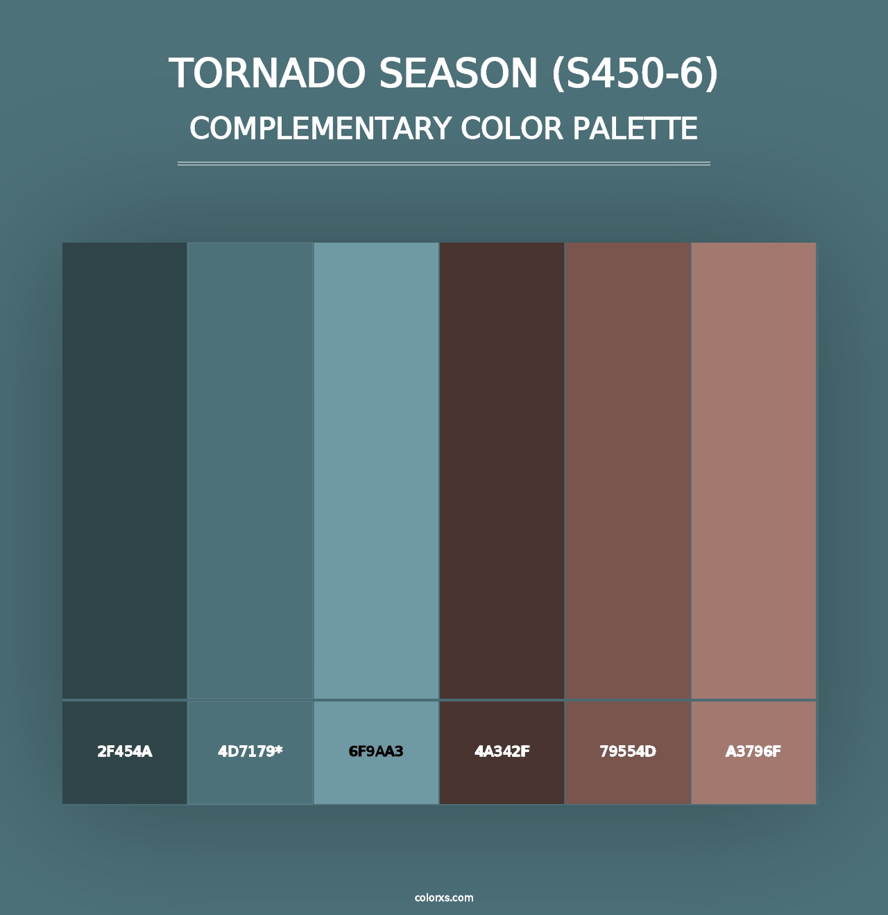 Tornado Season (S450-6) - Complementary Color Palette