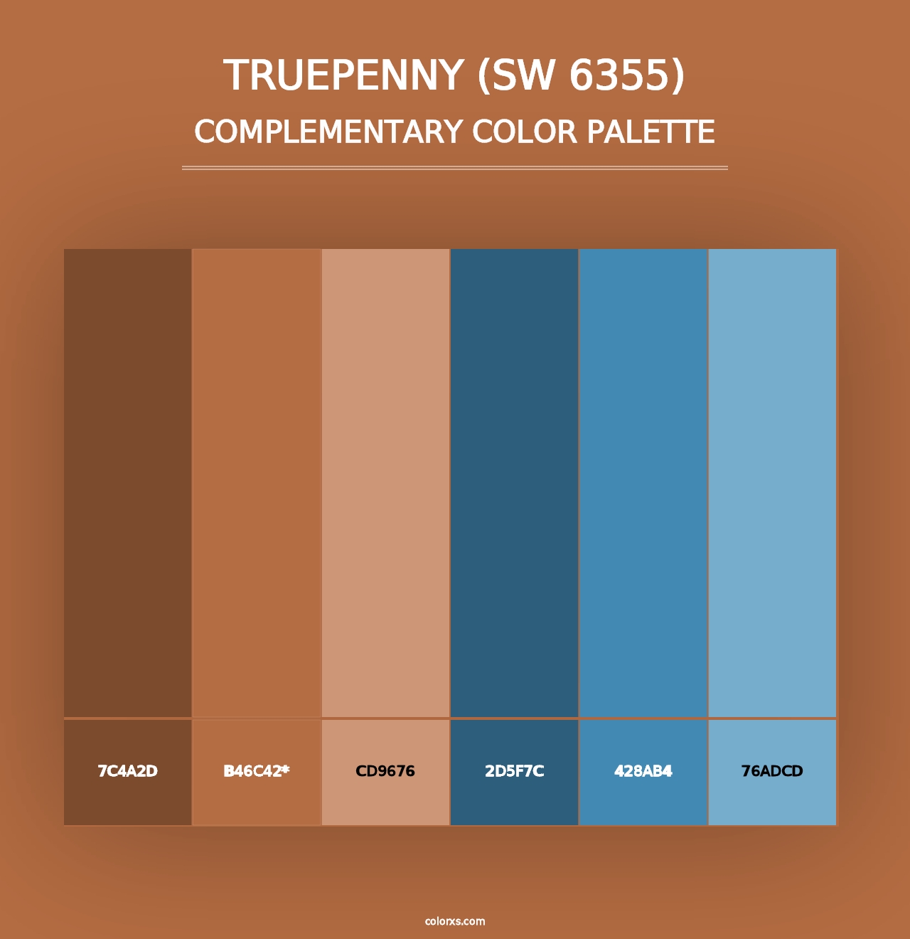 Truepenny (SW 6355) - Complementary Color Palette