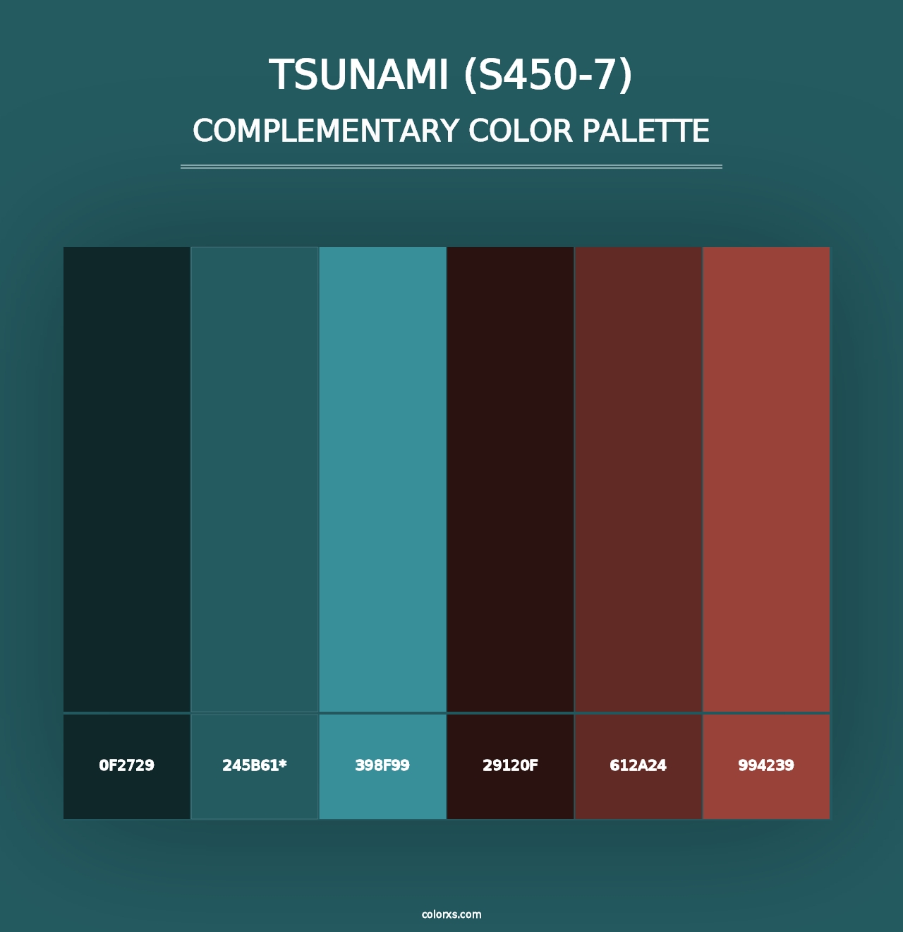 Tsunami (S450-7) - Complementary Color Palette