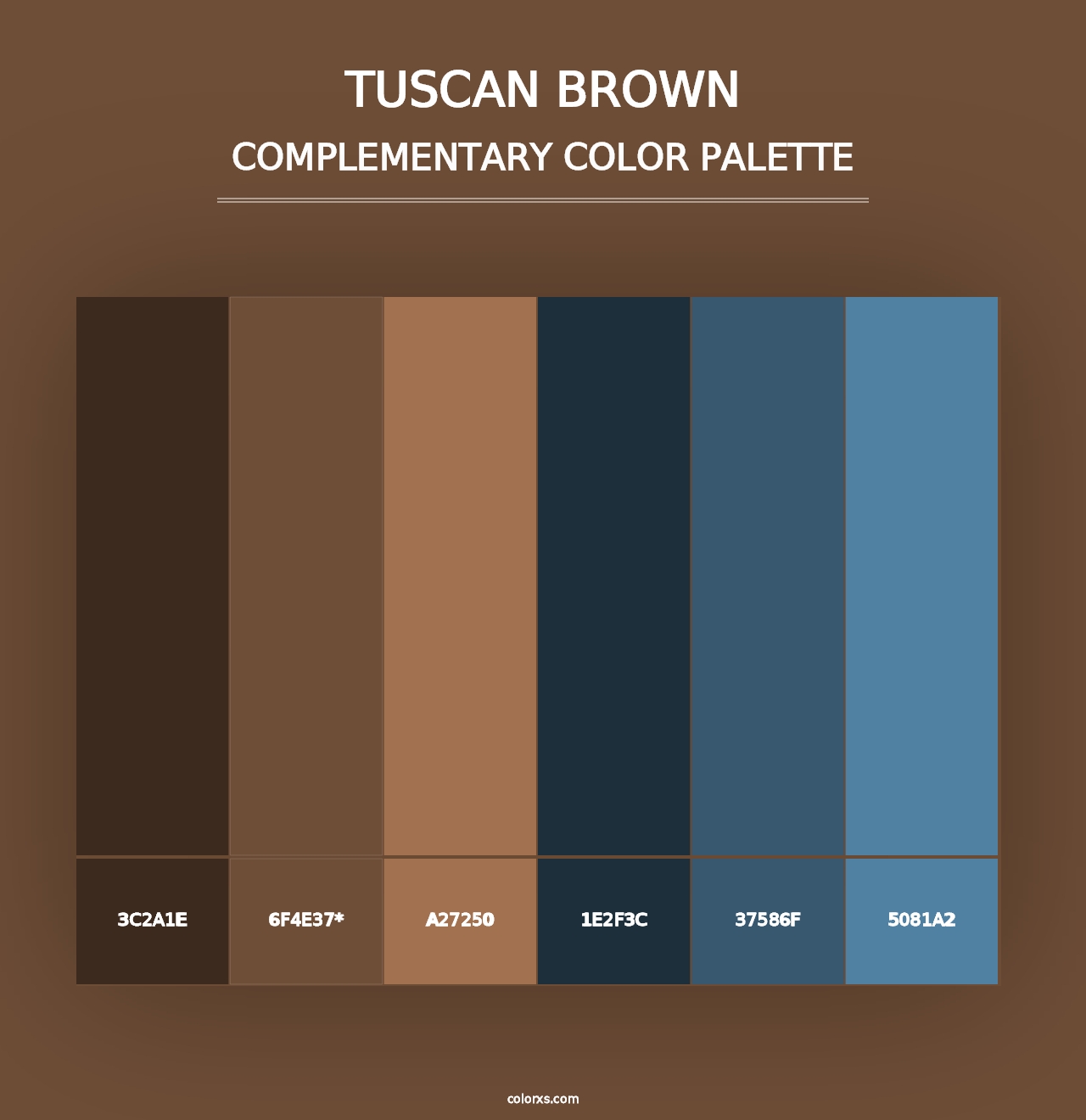 Tuscan Brown - Complementary Color Palette