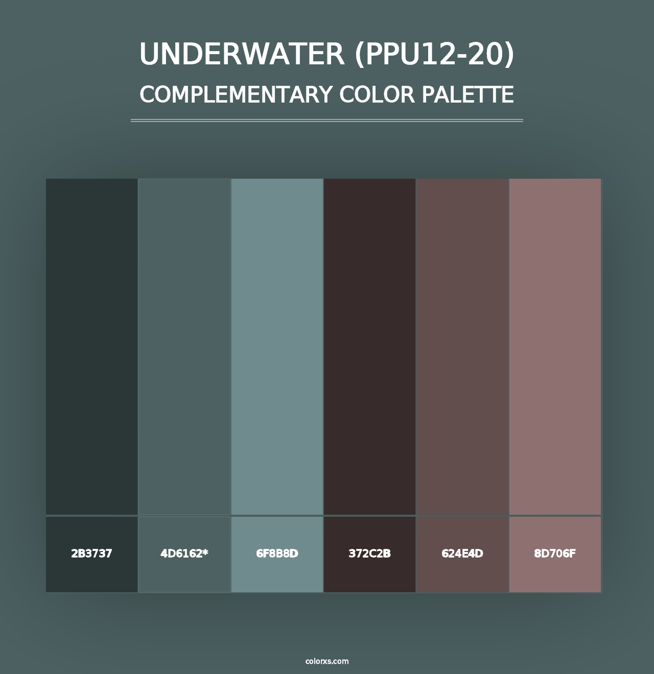 Underwater (PPU12-20) - Complementary Color Palette