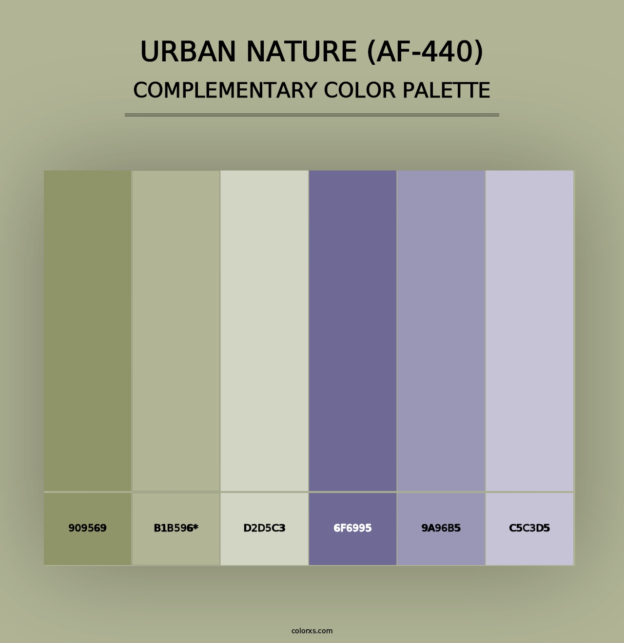 Urban Nature (AF-440) - Complementary Color Palette