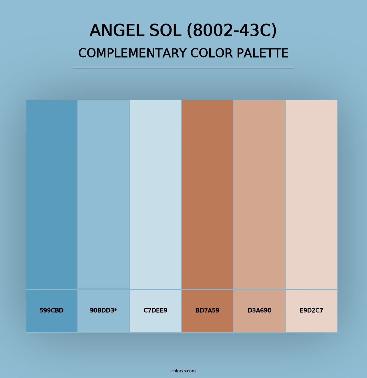 Angel Sol (8002-43C) - Complementary Color Palette