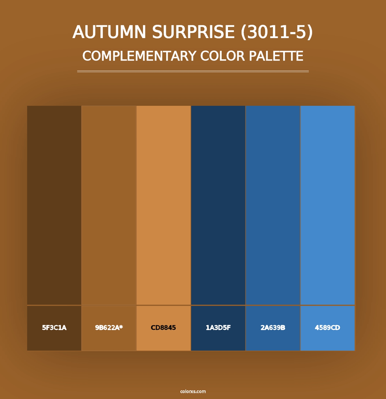 Autumn Surprise (3011-5) - Complementary Color Palette