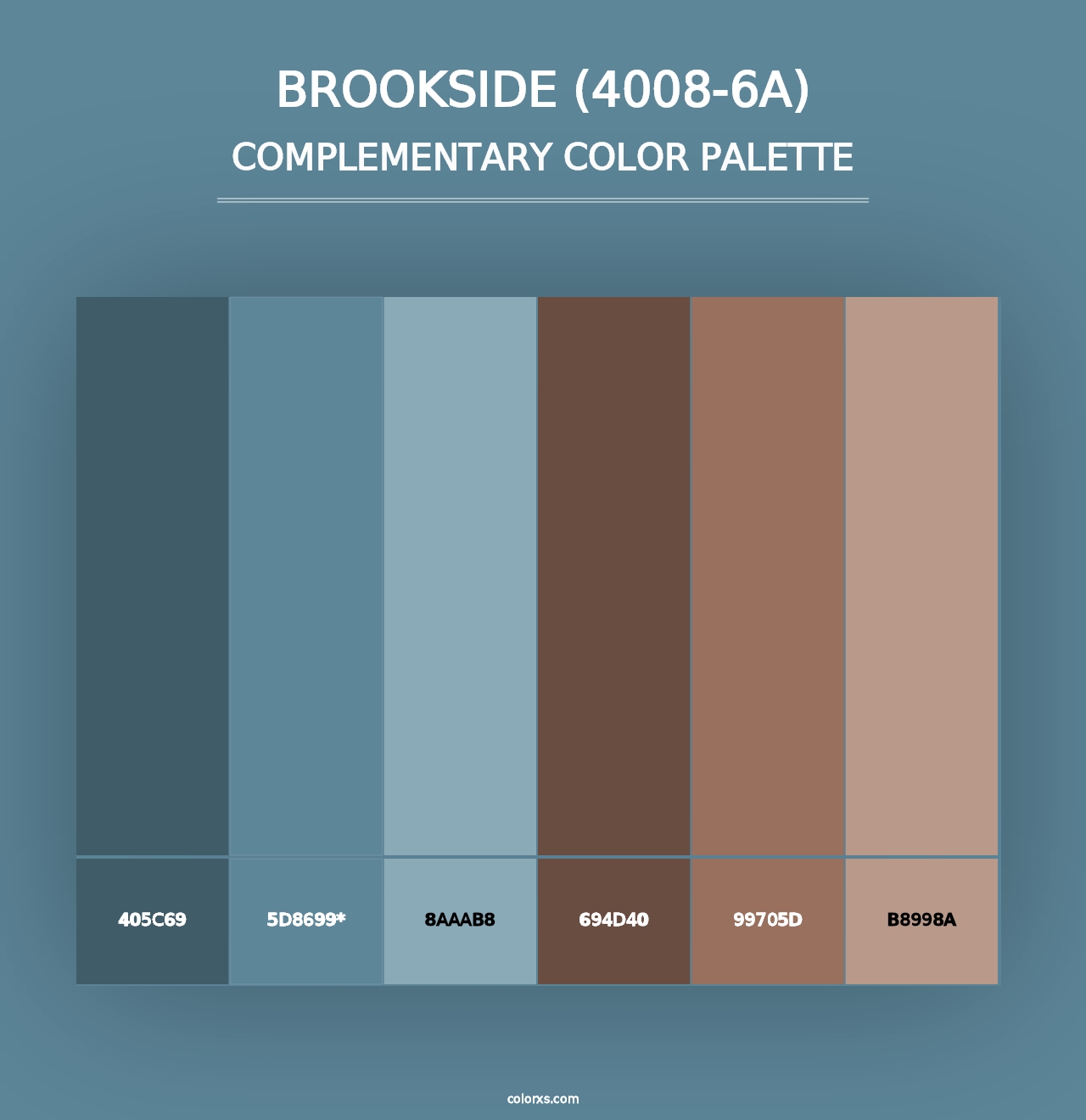 Brookside (4008-6A) - Complementary Color Palette