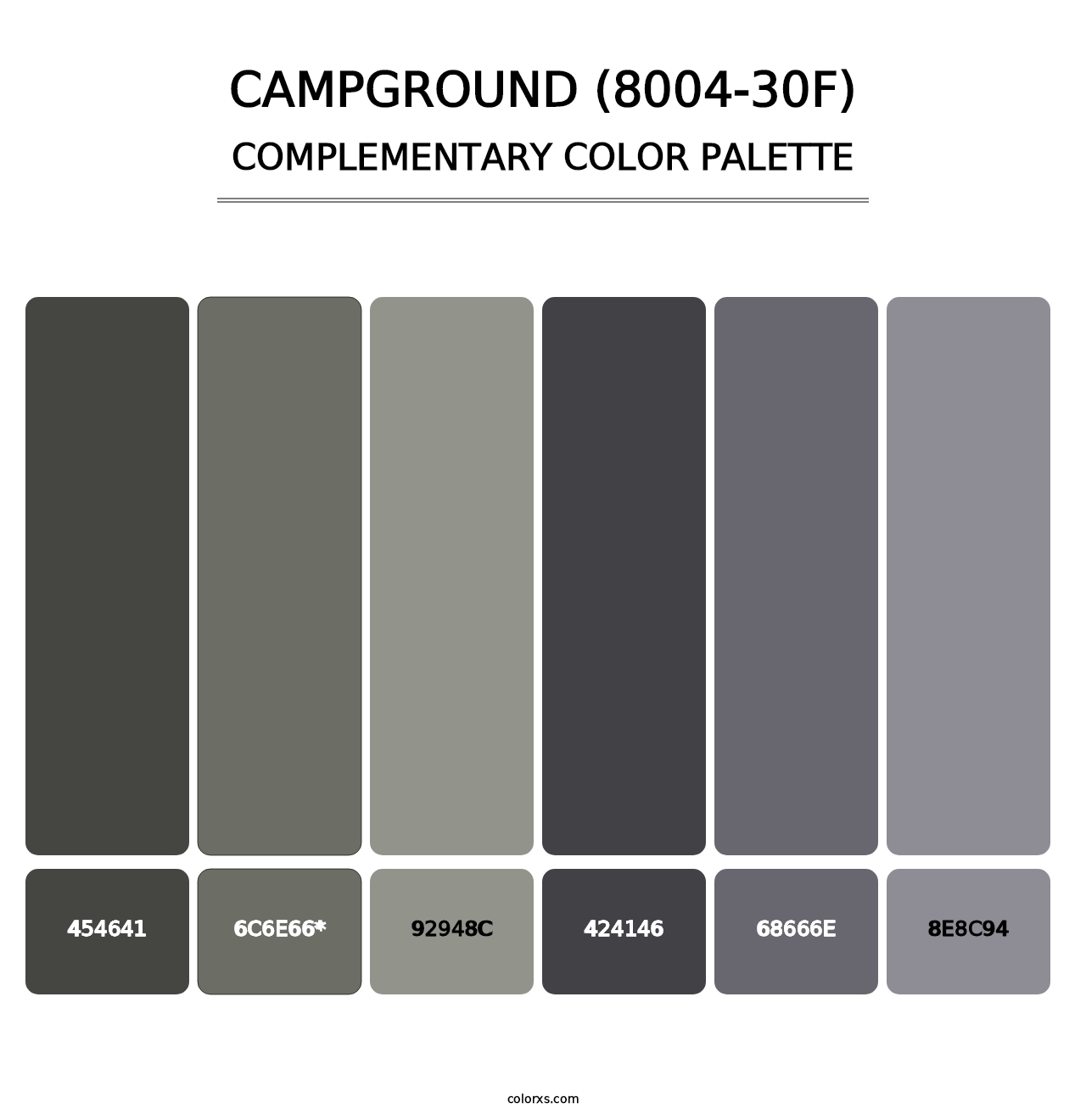 Campground (8004-30F) - Complementary Color Palette