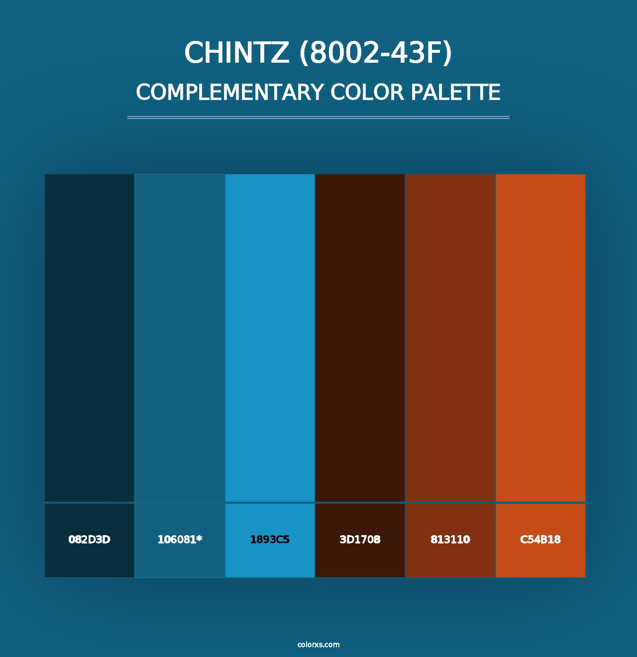 Chintz (8002-43F) - Complementary Color Palette