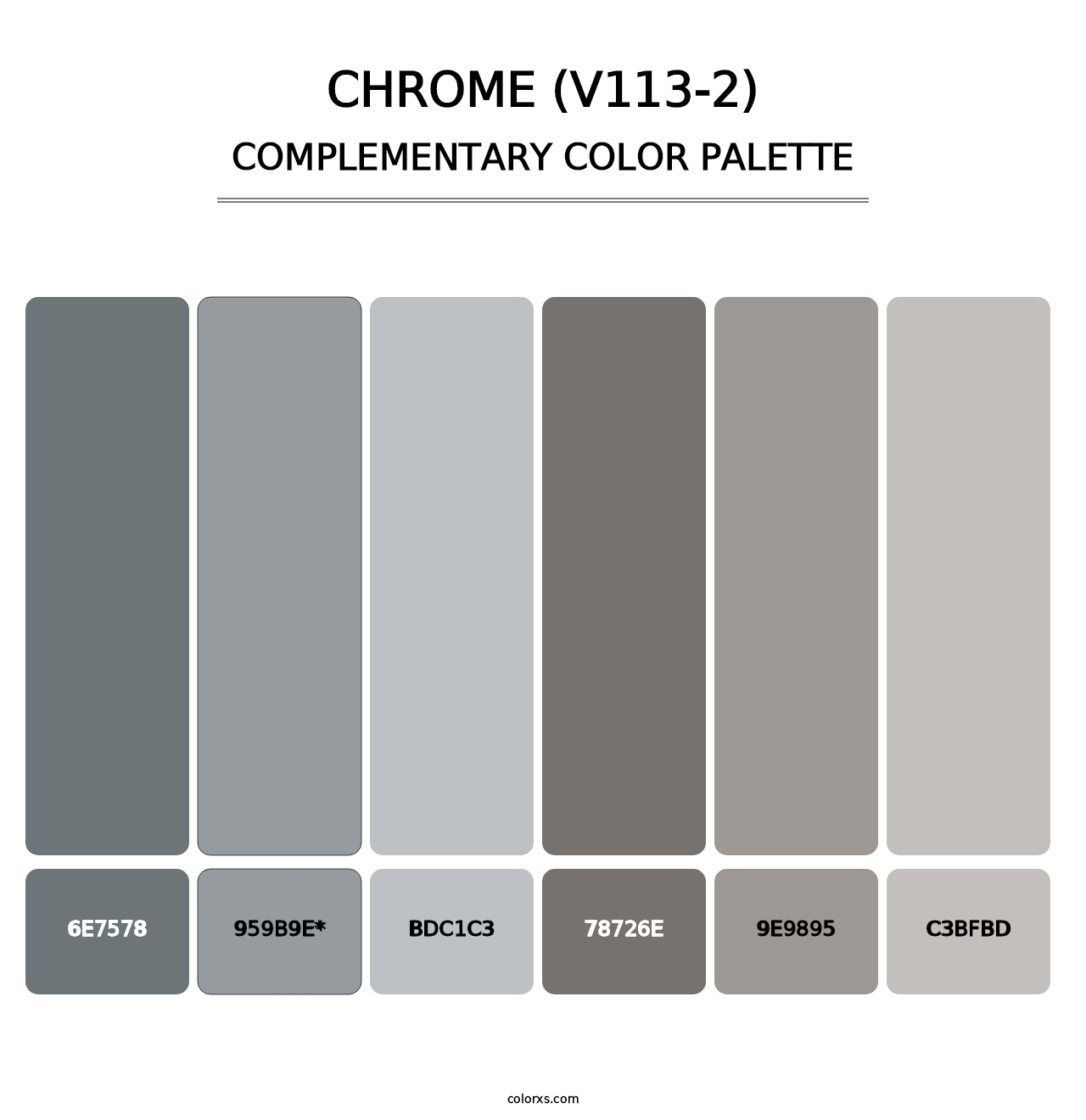 Chrome (V113-2) - Complementary Color Palette