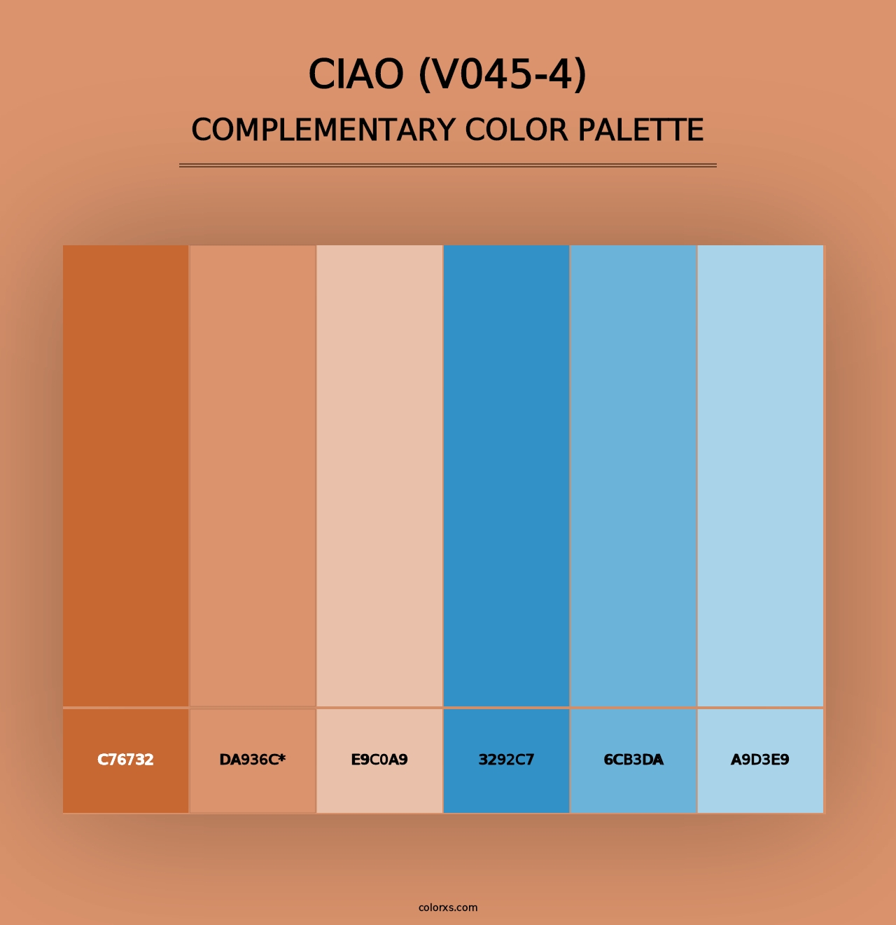 Ciao (V045-4) - Complementary Color Palette