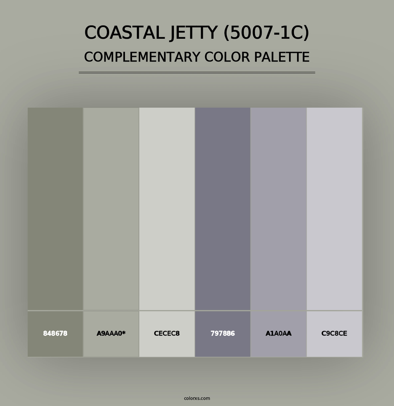 Coastal Jetty (5007-1C) - Complementary Color Palette