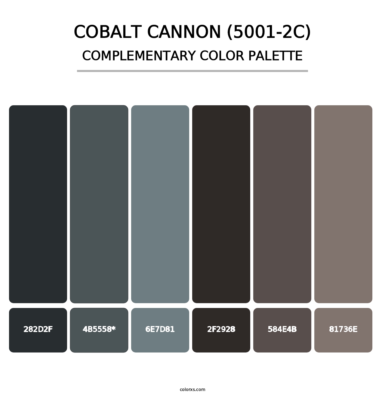 Cobalt Cannon (5001-2C) - Complementary Color Palette