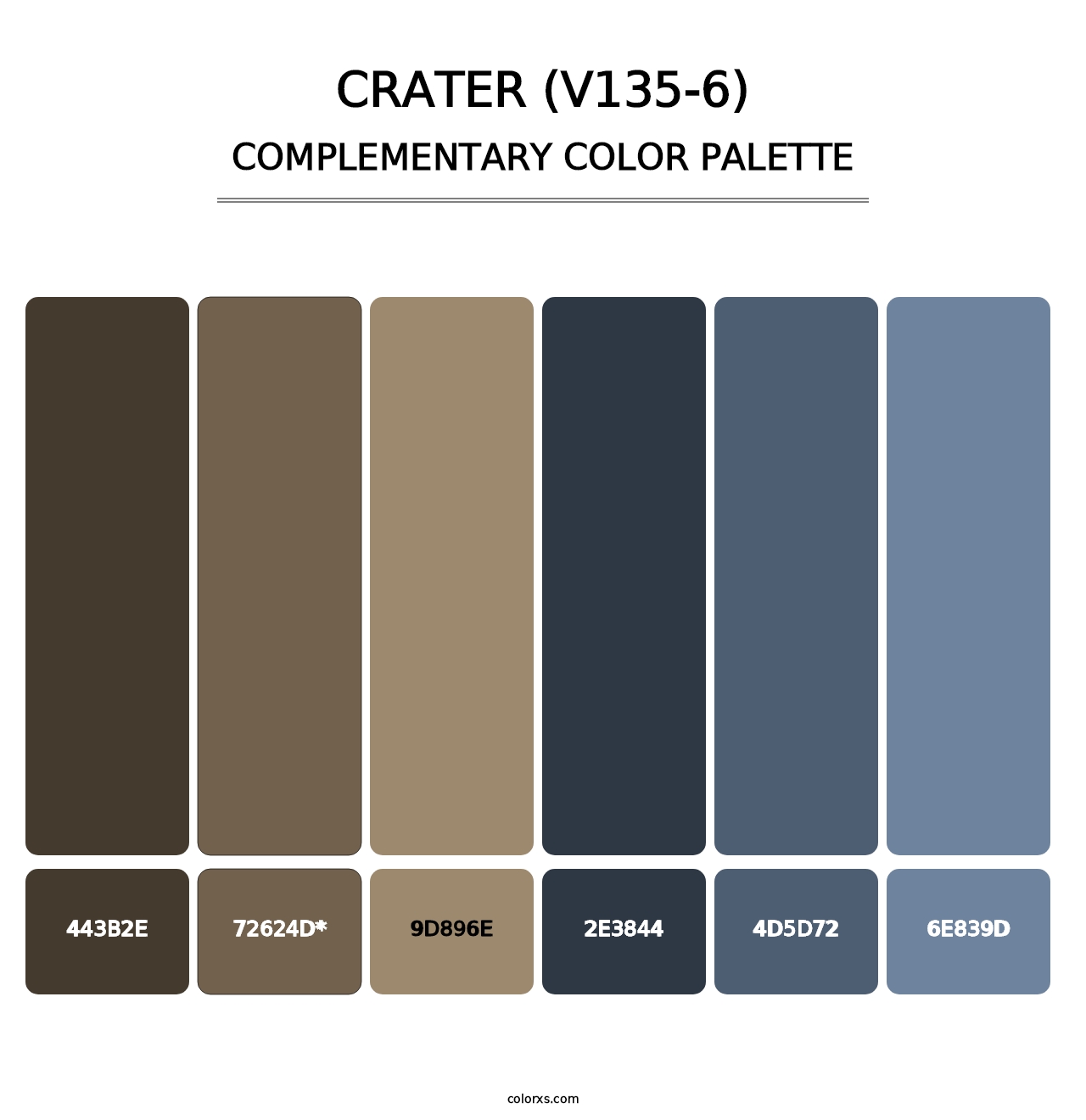 Crater (V135-6) - Complementary Color Palette