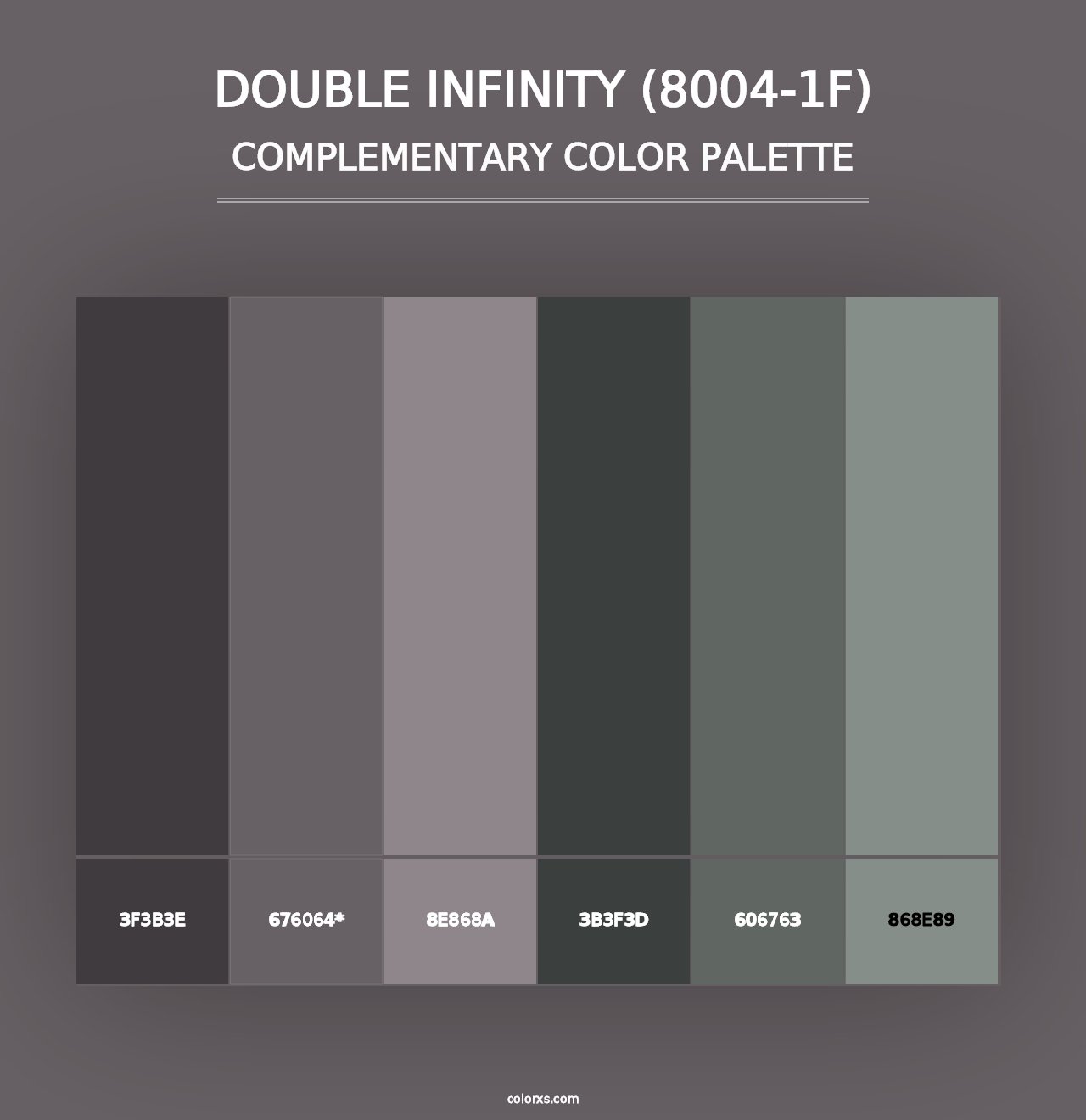 Double Infinity (8004-1F) - Complementary Color Palette