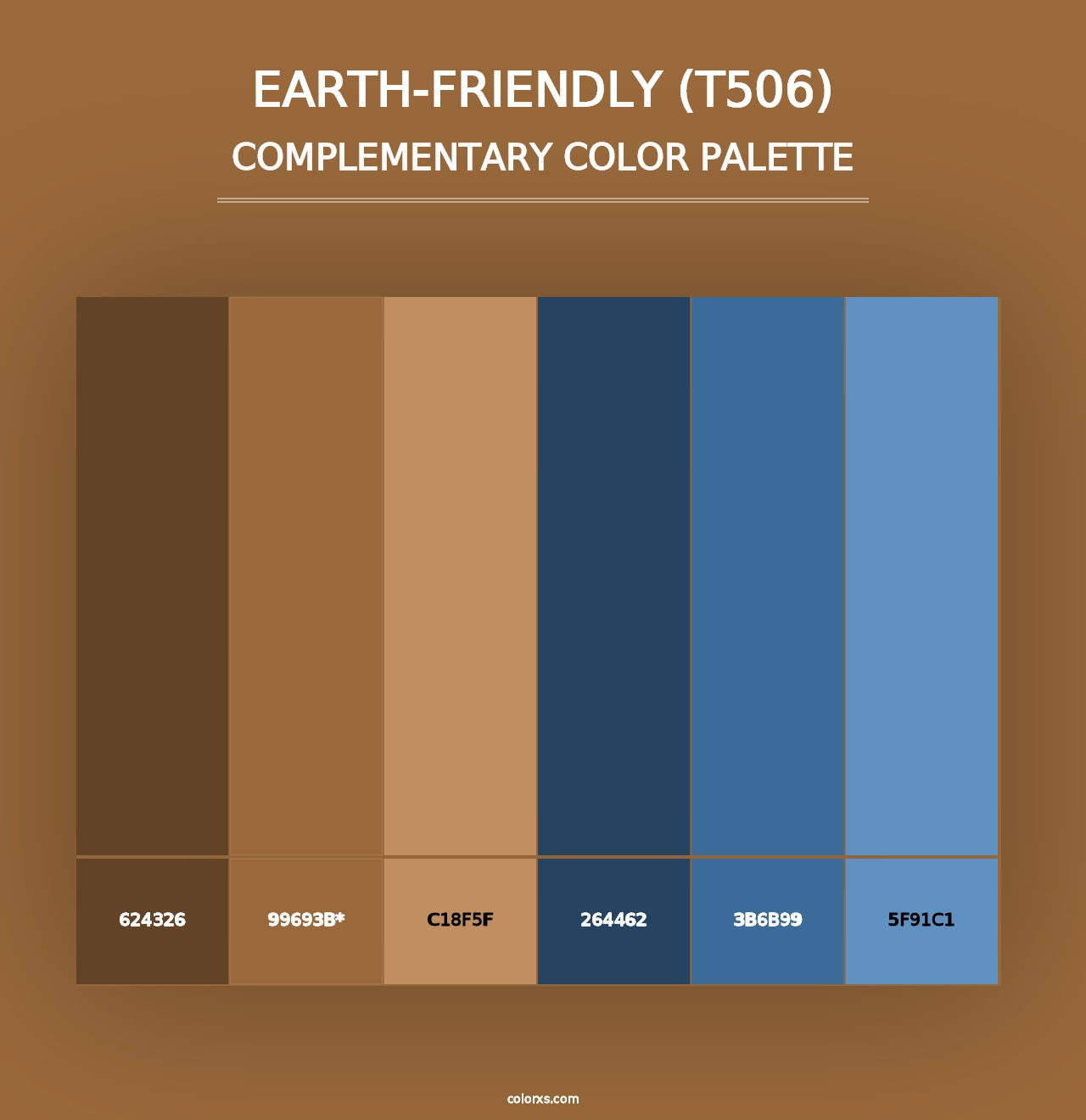 Earth-Friendly (T506) - Complementary Color Palette