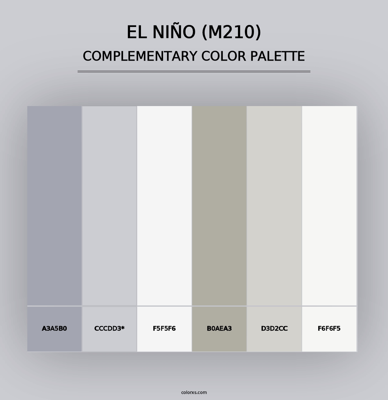 El Niño (M210) - Complementary Color Palette