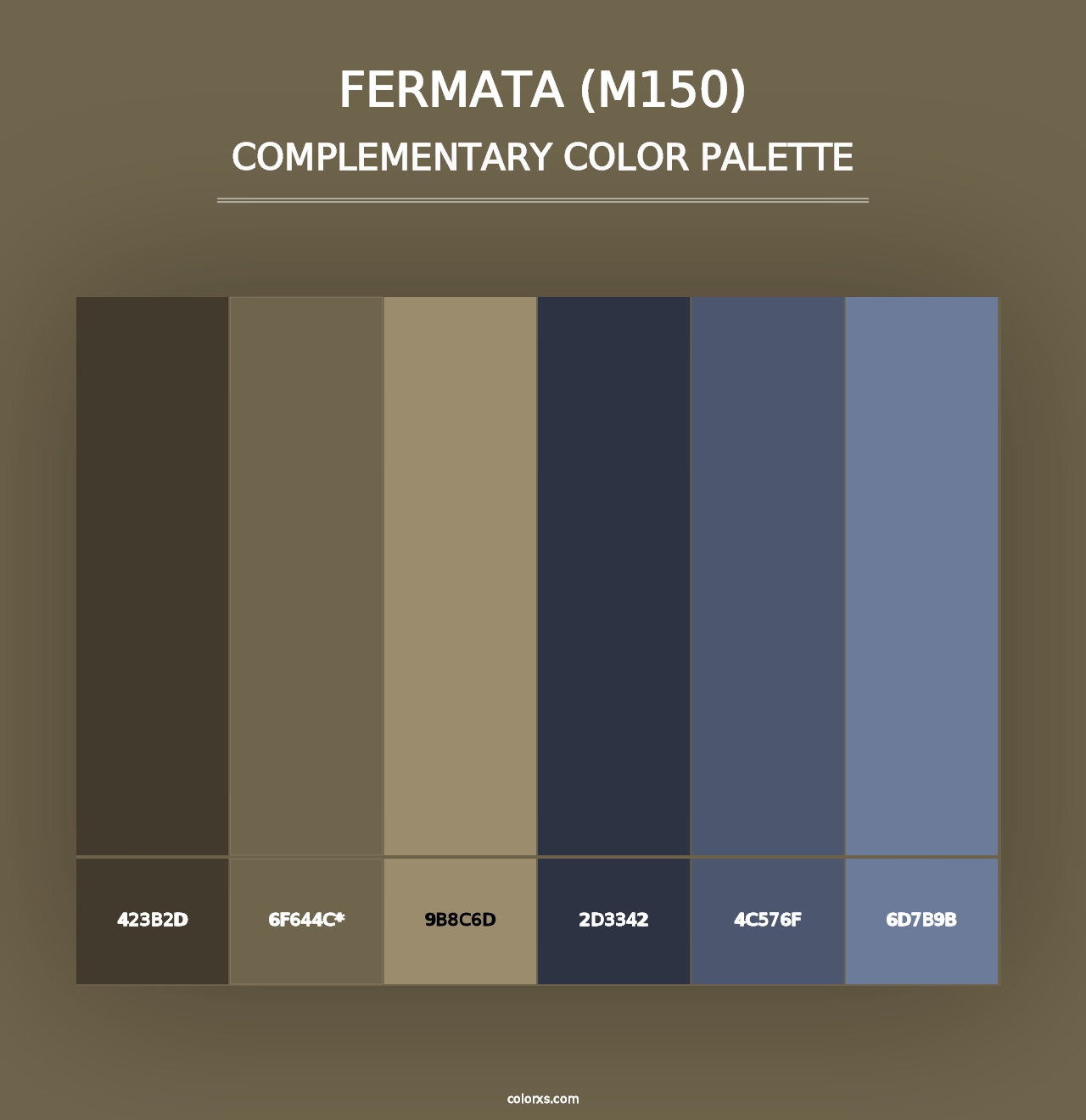 Fermata (M150) - Complementary Color Palette