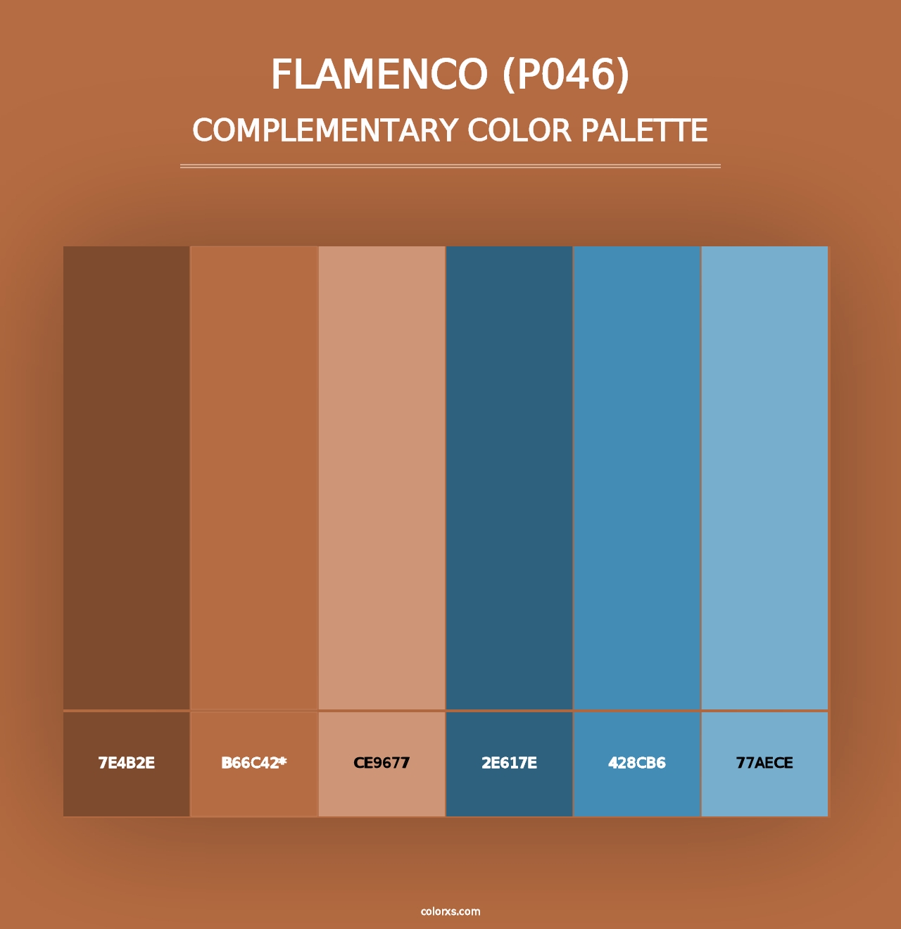 Flamenco (P046) - Complementary Color Palette