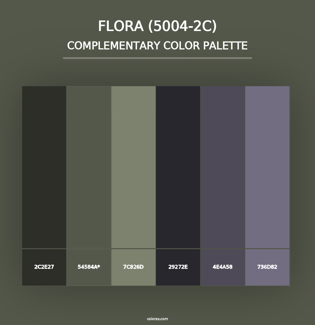 Flora (5004-2C) - Complementary Color Palette