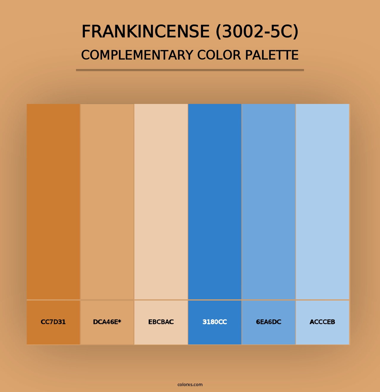 Frankincense (3002-5C) - Complementary Color Palette