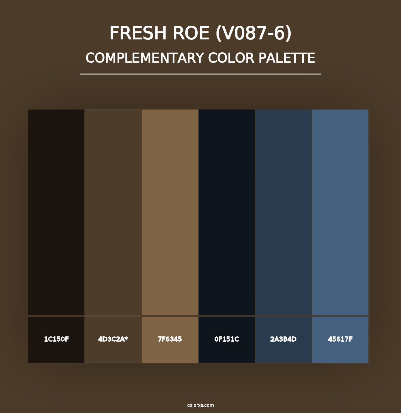 Fresh Roe (V087-6) - Complementary Color Palette