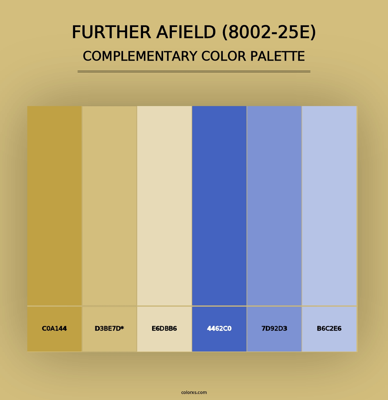 Further Afield (8002-25E) - Complementary Color Palette