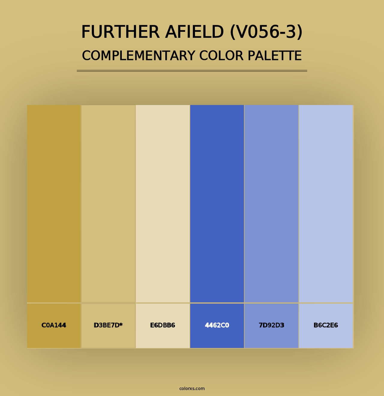 Further Afield (V056-3) - Complementary Color Palette