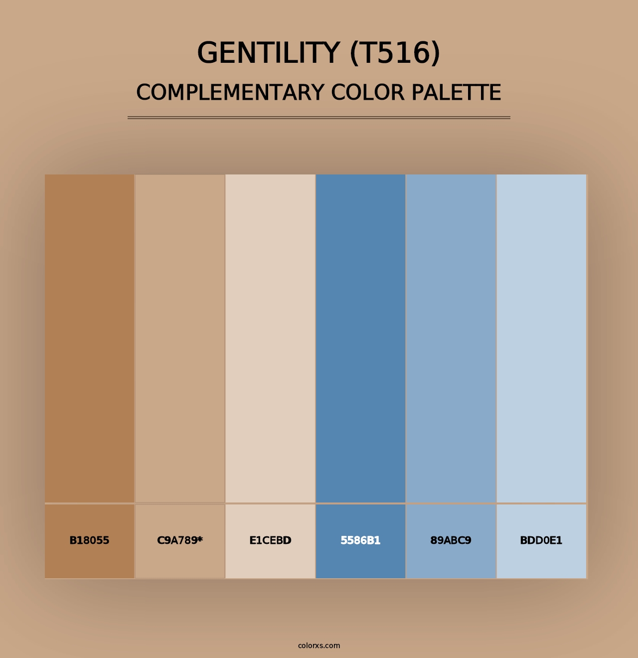 Gentility (T516) - Complementary Color Palette